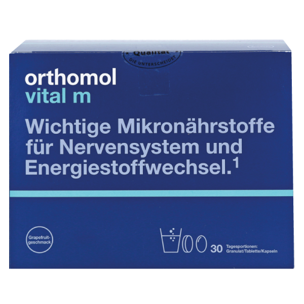 Orthomol Vital M (гранули апельсин + таблетки + капсули)