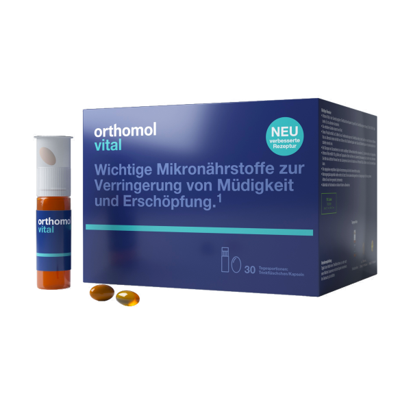 Orthomol Vital F (питьевые бутылочки + капсулы)
